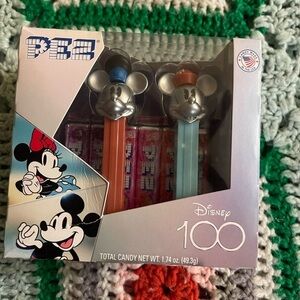 Disney 100th anniversary Mickey and Minnie Mouse pez set